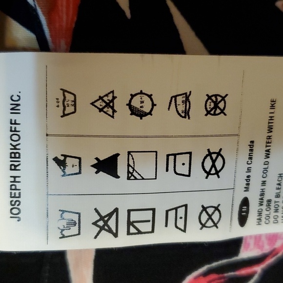 Joseph Ribkoff black floral Valentina Flare palazzo pants wide leg size … - Picture 9 of 14